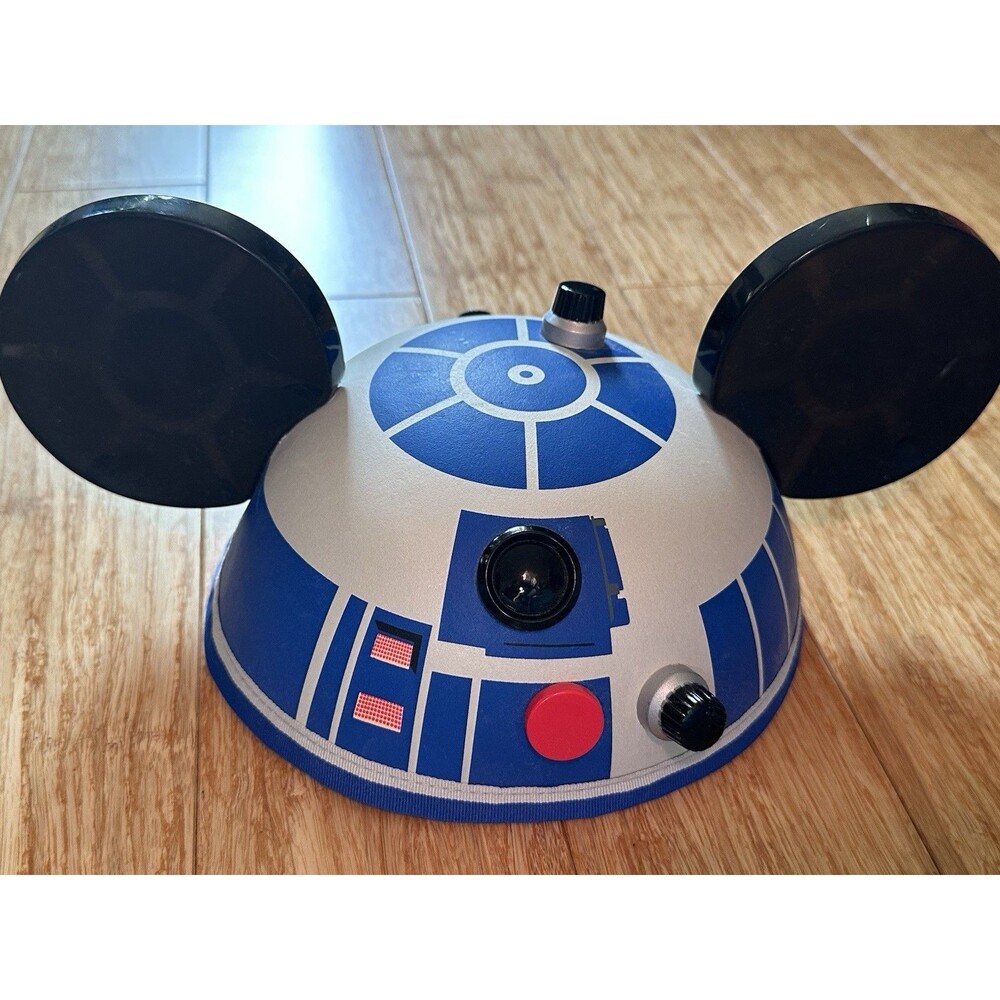 DISNEY Parks STAR WARS R2-D2 MICKEY MOUSE EARS HAT
